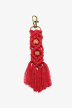 Load image into Gallery viewer, Assorted 4-Pack Handmade Macrame Fringe Keychain
