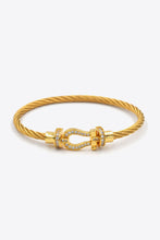 Load image into Gallery viewer, Men Rhinestone Cable Bracelet

