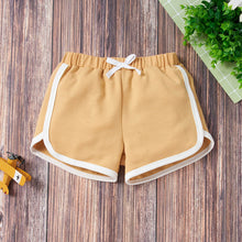 Load image into Gallery viewer, Kids Quarter Button T-Shirt and Drawstring Waist Shorts Set
