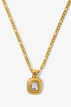 Load image into Gallery viewer, 18K Gold Plated Inlaid Rhinestone Pendant Necklace
