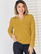 Load image into Gallery viewer, Notched Long Sleeve T-Shirt
