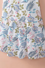Load image into Gallery viewer, Floral Spaghetti Strap Tiered Midi Dress
