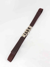 Load image into Gallery viewer, Zinc Alloy Buckle Elastic PU Belt
