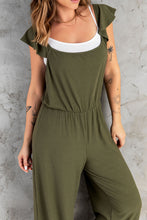 Load image into Gallery viewer, Flutter Sleeve Ribbed Jumpsuit
