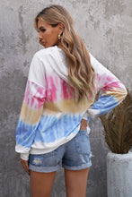 Load image into Gallery viewer, Tie-Dye Drawstring Pullover Hoodie
