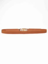 Load image into Gallery viewer, Zinc Alloy Buckle Elastic PU Belt
