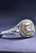 Load image into Gallery viewer, Two-Tone 1 Carat Moissanite Ring
