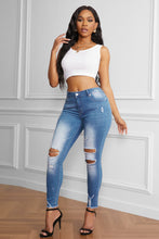 Load image into Gallery viewer, Faded Mid High Rise Jeans
