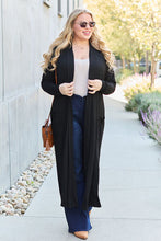 Load image into Gallery viewer, Basic Bae Full Size Open Front Long Sleeve Cover Up
