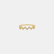 Load image into Gallery viewer, Wave Shape 925 Sterling Silver Ring
