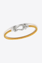 Load image into Gallery viewer, Men Rhinestone Cable Bracelet
