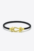 Load image into Gallery viewer, Men Rhinestone Cable Bracelet
