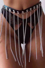 Load image into Gallery viewer, Fringed Chain PU Leather Belt
