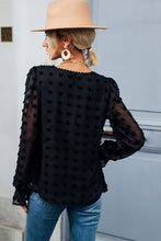 Load image into Gallery viewer, Swiss Dot Peplum Blouse
