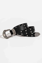 Load image into Gallery viewer, Double Row Studded PU Leather Belt
