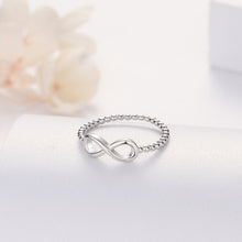 Load image into Gallery viewer, Number 8 Zircon 925 Sterling Silver Ring
