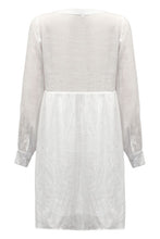 Load image into Gallery viewer, Lace Detail Tie Neck Mini Dress
