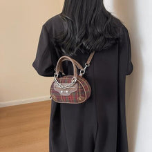 Load image into Gallery viewer, Plaid Print Crossbody Bag
