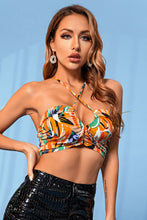 Load image into Gallery viewer, Multicolor Crisscross Tie-Back Cropped Top
