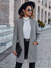 Load image into Gallery viewer, Open Front Long Sleeve Blazer
