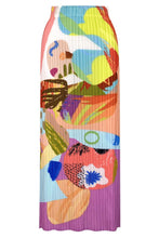 Load image into Gallery viewer, Mixed Print Accordion Pleated Midi Skirt
