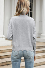 Load image into Gallery viewer, Wavy Hem Long Sleeve Pullover
