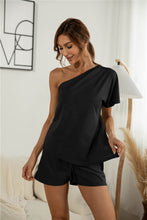 Load image into Gallery viewer, One Shoulder Asymmetry Top &amp; Shorts
