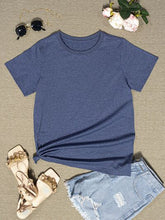 Load image into Gallery viewer, Round Neck Short Sleeve T-Shirt
