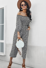 Load image into Gallery viewer, Ditsy Floral Off-Shoulder Wide Leg Jumpsuit
