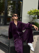 Load image into Gallery viewer, Hooded Jacket and Pants Set
