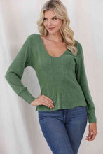 Load image into Gallery viewer, Scoop Neck Long Sleeve Top
