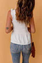 Load image into Gallery viewer, Ruched Square Neck Wide Strap Cami
