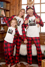 Load image into Gallery viewer, MERRY CHRISTMAS Graphic Top and Plaid Pants Set
