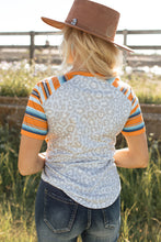 Load image into Gallery viewer, Mixed Print Short Sleeve T-shirt
