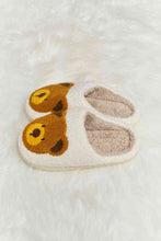 Load image into Gallery viewer, Melody Teddy Bear Print Plush Slide Slippers
