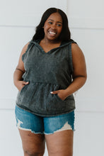 Load image into Gallery viewer, Sew In Love Casual Vibes Full Size Run Hooded Tank
