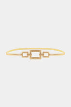 Load image into Gallery viewer, Square Shape Zinc Alloy Buckle Iron Belt

