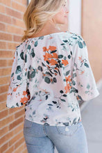 Load image into Gallery viewer, Floral Cowl Neck Blouse
