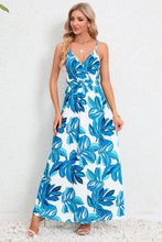 Load image into Gallery viewer, Printed Surplice Maxi Cami Dress
