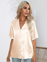 Load image into Gallery viewer, Button Up Collared Neck Shirt
