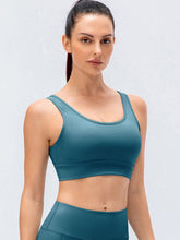 Load image into Gallery viewer, Scoop Neck Padded Sports Bra
