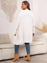 Load image into Gallery viewer, Plus Size Open Front Cardigan With Pockets
