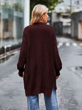 Load image into Gallery viewer, Long Sleeve Waffle-Knit Cardigan
