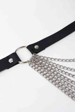 Load image into Gallery viewer, PU Belt with Chain
