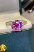 Load image into Gallery viewer, Shining For You 2 Carat Moissanite 925 Sterling Silver Ring
