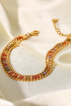Load image into Gallery viewer, Colorful Zircon Stainless Steel Bracelet
