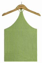 Load image into Gallery viewer, Ribbed Halter Neck Knit Top
