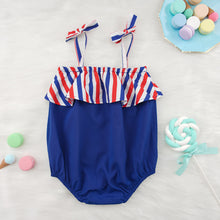 Load image into Gallery viewer, Striped Bow Detail Bodysuit
