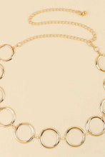 Load image into Gallery viewer, Circle Ring Chain Belt

