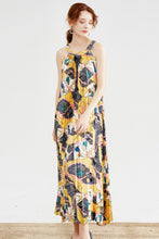 Load image into Gallery viewer, Printed Accordion Pleated Midi Dress
